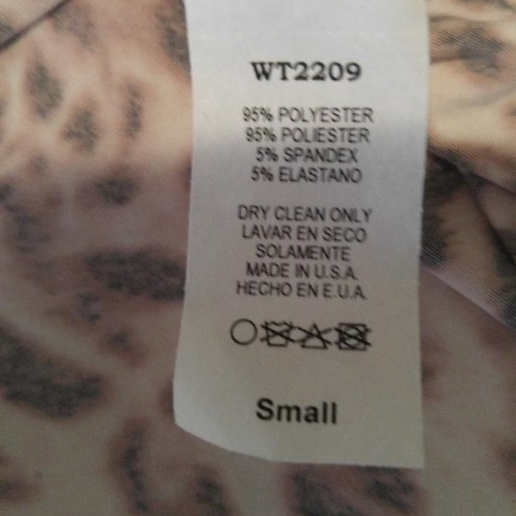 Pink Animal print top - Picture 3 of 7